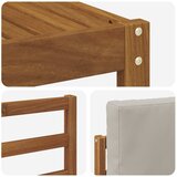  Set vanjskih sofa 7 kom. Prirodna i svijetlo siva | shoptok.hr