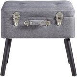 XORA TABURE, les, tekstil, leseni material antracit, črna | Shoptok.si
