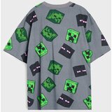 Sinsay Pamučna oversize majica s printom Minecraft | shoptok.hr