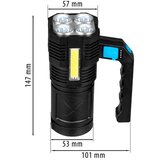  led prigušiva punjiva baterijska lampa LED/5V IPX4 250 lm 1200 mah | Eponuda.com