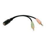 Logilink Audio adapter 3.5mm 4pin to 2×3.5mm F/M CA0020 Cijene