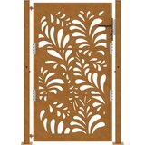  Vrtna vrata 105x155 cm otporni čelični valoviti dizajn | shoptok.hr