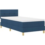  Krevet s kutijom s madracem plavi 90x190 cm tkanina | shoptok.hr