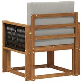  Srednja sofa za van Čvrsto drvo akacije Prirodna | shoptok.hr