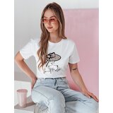 DStreet T-shirt damski z nadrukiem WOMANPOW biały | Shoptok.si