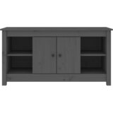 TV ormarić sivi 103 x 36,5 x 52 cm od masivne borovine | shoptok.hr