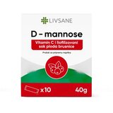 LIVSANE Suplement za urinarni sistem D-Manoza, 10 Kesica Cene