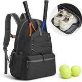 INF Teniška torba velike prostornine s predalom za čevlje Black, (21835922) | Shoptok.si