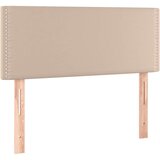  Box spring postelja z vzmetnico LED kapučino 80x200cm um. usnje, (20896438) | Shoptok.si