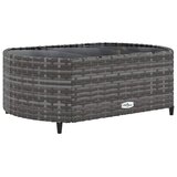  4-dijelni set vrtnih sofa od poliratana s jastucima sivi | shoptok.hr