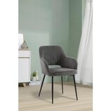 MID.YOU NASLANJAČ, les, kovina, tekstil siva | Shoptok.si