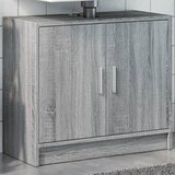  The Living Store Omarica za umivalnik siva sonoma 63x29x55 cm inženirski les - Omarica Za Umivalnik, (21486152) Cene