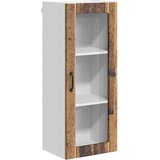  Zidni stakleni ormarić Lucca Staro drvo 40 x 31 x 100 cm | shoptok.hr
