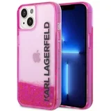 Futrola za iPhone 14 LIQ. GLITTER ELONG PINK
