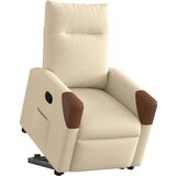  Naslonjač na podizanje od tkanine krem | shoptok.hr