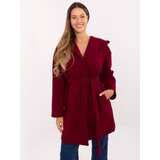 RUE PARIS Coat-IT-EN-A9587.00-burgundy Cene