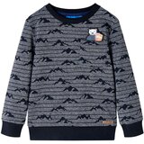  Dječja topla majica modra prošarana 116 | shoptok.hr