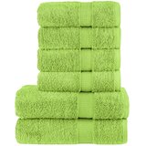  6-dijelni vrhunski set ručnika SOLUND zelena boja jabuke 600gsm | shoptok.hr