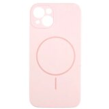 silikonska maska magsafe lux za iphone 15/ roze