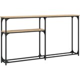  Konzolni stol boja hrasta 145 x 22,5 x 75 cm konstruirano drvo | shoptok.hr