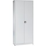 mauser Univerzalna omara, zelo visoka, VxŠxG 2200 x 1200 x 500 mm, svetlo siva | Shoptok.si