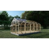  Drveni plastenik CASA XL 2.6m x 5m, polykarbonat 4mm | shoptok.hr