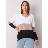 RUE PARIS Sweatshirt-RV-BL-5972.07-black-beige | Shoptok.si