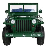  Auto na akumulator Retro Military - 4x4 - zeleni | shoptok.hr