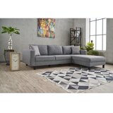 Atelier Del Sofa ugaona garnitura Kale Linen Right Grey Cene