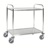 Kongamek Servirni voziček iz nerjavnega jekla, DxŠxV 910 x 590 x 965 mm, 2 polici | Shoptok.si