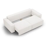 Micadoni Bijela sklopiva sofa od bouclé tkanine 247 cm Jodie – Home | shoptok.hr