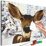  Slika za samostalno slikanje - Friendly Deer 60x40 Cijene