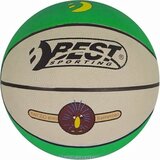BEST Sport & Freizeit Mini košarkarska žoga - zelena/krem | Shoptok.si
