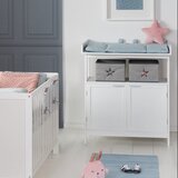 Roba Bijela dječja komoda s promjenjivim stolom 75x100x87 cm Hamburg – | shoptok.hr