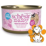 Schesir baby Cat Chicken With Chicken Liver 70 g, Vlažna Hrana Za Mačiće Cene
