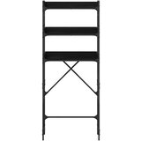 vidaXL Polica za pralni stroj 67 x 25 x 163 cm Konstruiran les | Shoptok.si