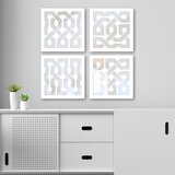 Wallity set ogledala BYZ1896810094, beli Cene