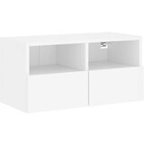 The Living Store Stenska TV omarica bela 60x30x30 cm inženirski les - TV Stenska Omarica, (21499210) | Shoptok.si