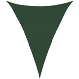 vidaXL Senčno jadro 160 g/m² temno zeleno 3x4x4 m HDPE, (20702580) | Shoptok.si