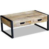  Kavna Mizica z 2 Predaloma Masiven Les Manga 100x60x40 cm | Shoptok.si