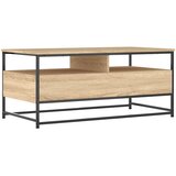  Stolić za kavu boja hrasta 100 x 51 x 45 cm konstruirano drvo | shoptok.hr