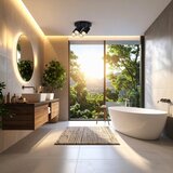  Brilagi - Kupatilsko spot svetlo SELE AQUA 4xGU10/30W/230V IP44 crna | Eponuda.com