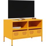 vidaXL TV omarica gorčično rumena 68x39x43,5 cm hladno valjano jeklo Cene