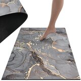  Kopalniška pralna nedrseča preproga 80x50cm sivi marmor | Shoptok.si