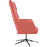  Stol za sproščanje roza žamet, (20957413) | Shoptok.si
