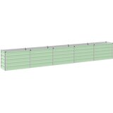 Povišeni vrtni krevet Pastelno zelena 400 x 40 x 55 cm | shoptok.hr