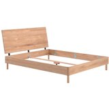 Vipack Zakonska postelja iz masivnega hrasta brez letvenega dna 160x200 cm v naravni barvi Forrest – | Shoptok.si