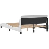  Okvir za krevet Dover bijeli 137x190 cm od umjetne kože | shoptok.hr