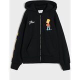 Sinsay Majica s kapuljačom na patentni zatvarač The Simpsons | shoptok.hr