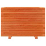  Vrtna sadilica voštano smeđe boje 70x40x49,5 cm od borovine | shoptok.hr